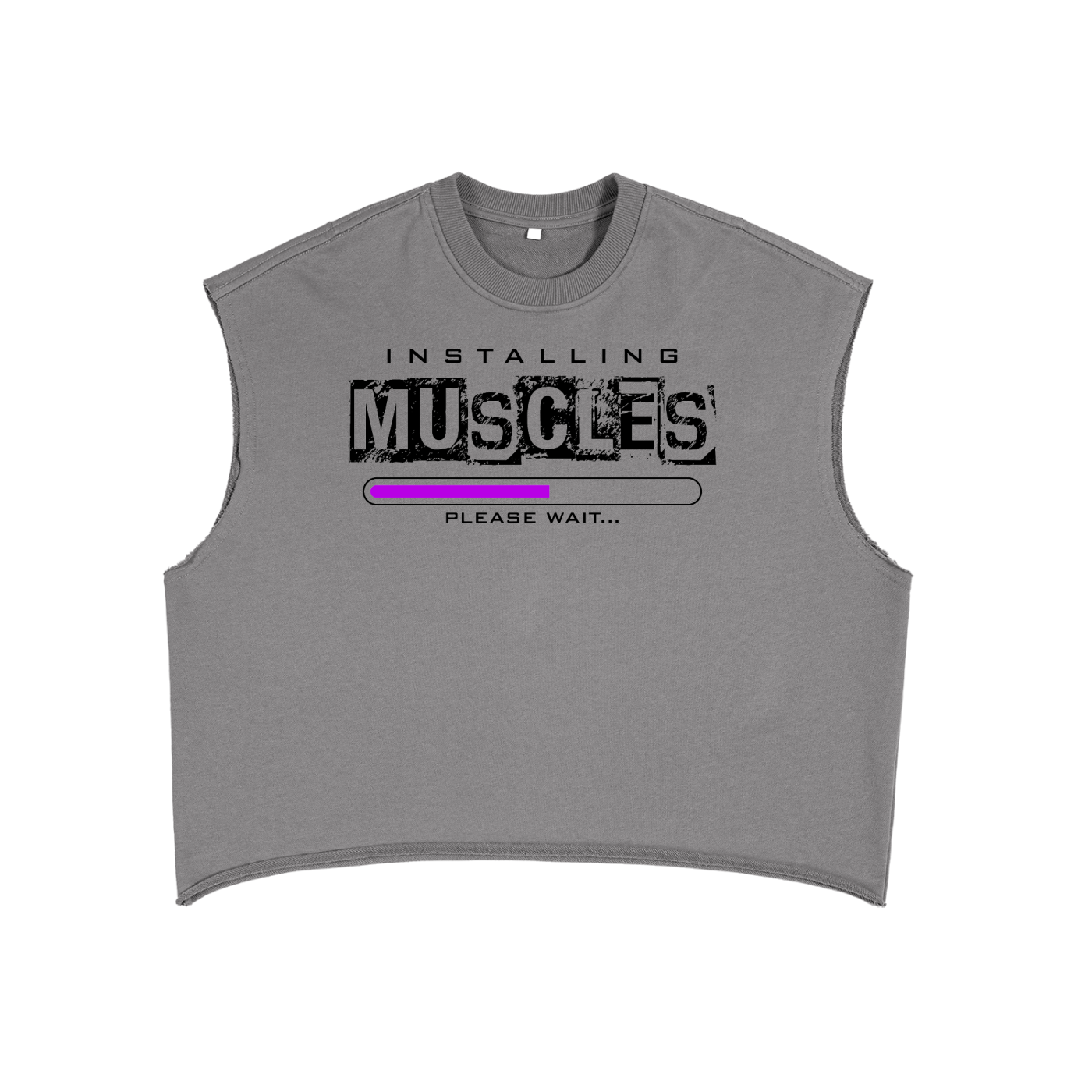 Loading Muscles French Terry Boxy Tank Top