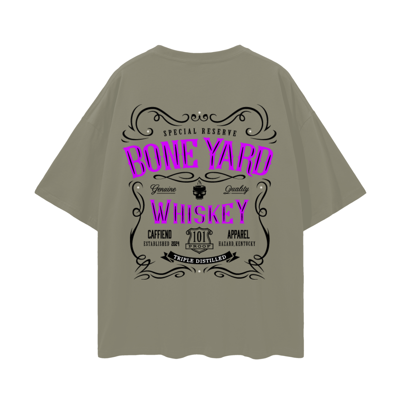 Oversize Deep Drop Shoulder Tee - 190 GSM